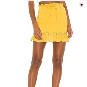Yellow mini skirt - Revolve Privacy Please